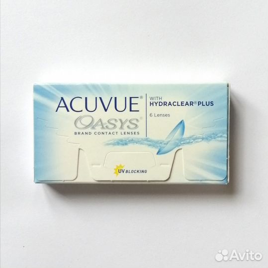 Линзы контактные Acuvue Oasys -1.00/8.4 (2 недели)