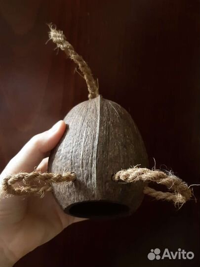 Домик из кокоса для грызунов и др