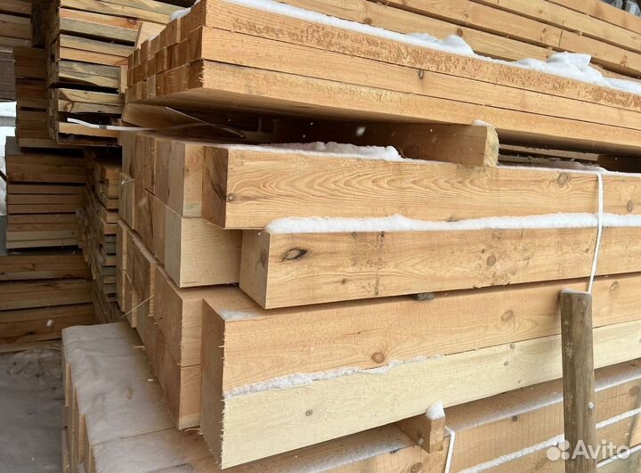 Доска обрезная 25х150х6000мм от производителя