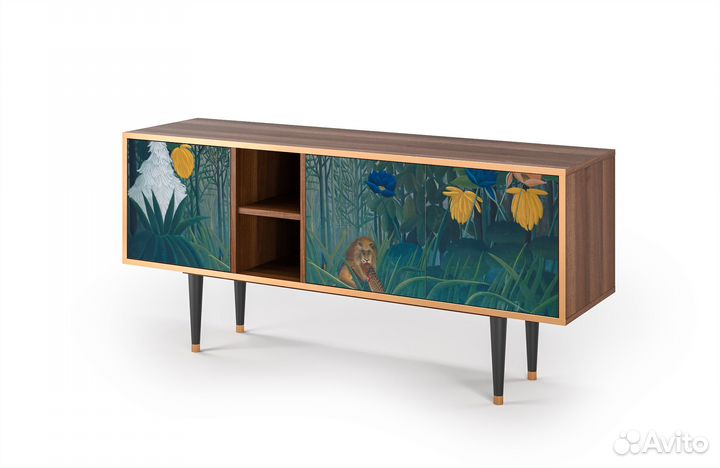 Тв-тумба T5 - Орех - The Repast of the Lion