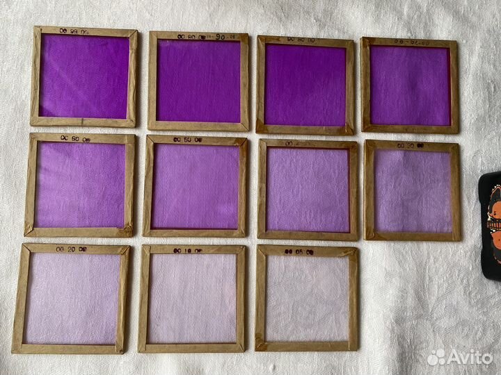 Корректирующие светофильтры, 33 штуки