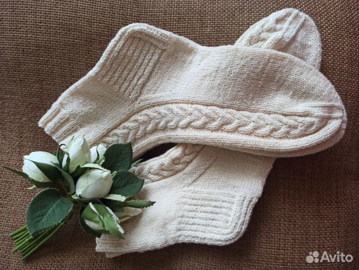 Носочки шерстяные