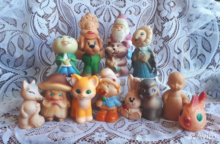 Резиновые игрушки СССР