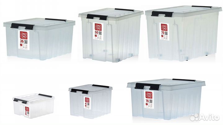 Контейнеры пластиковые / ящики для хранения RoxBox