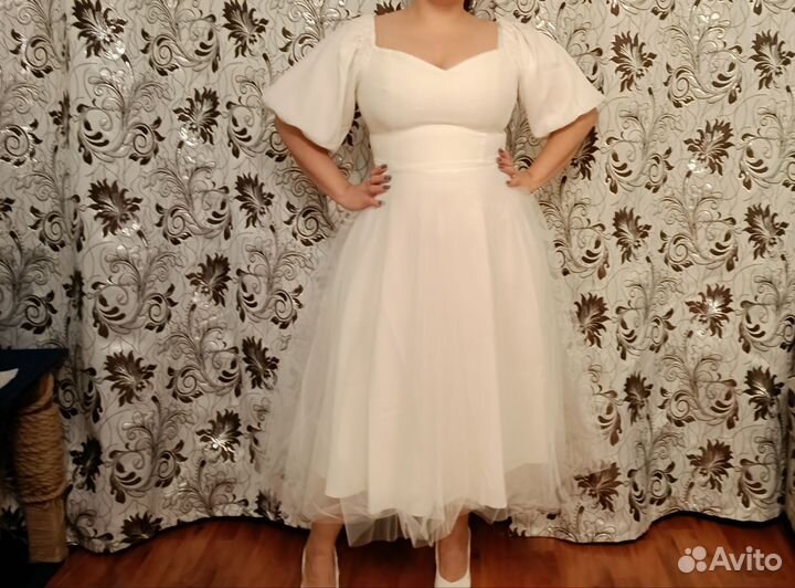 Свадебное платье 48 50 размер