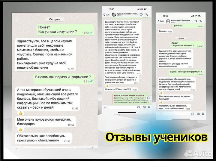 Готовый бизнес на Авито