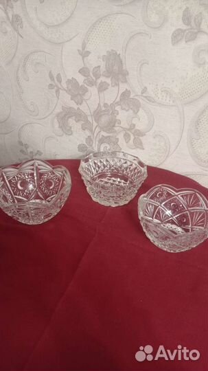 Ваза хрустальная