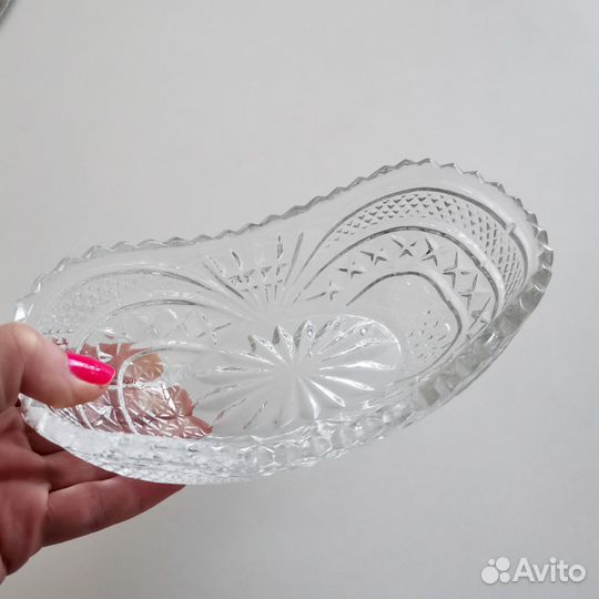 Хрустальная ваза советская