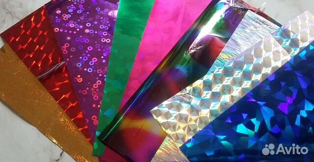 Фольга для отпечатывания на ногтях