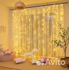 Гирлянда штора