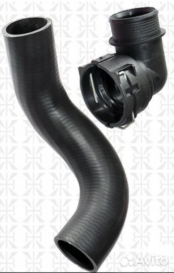 Патрубок радиатора правый с муфтой Шевроле Круз