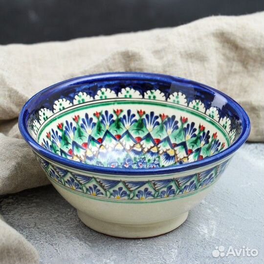 Коса Риштанская Керамика 'Узоры', 18 см, большая