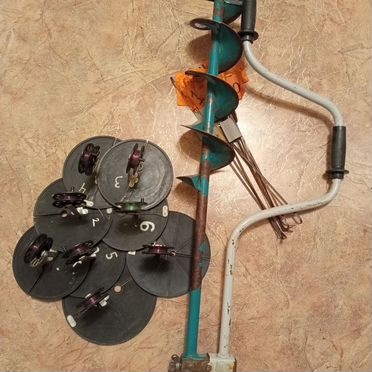 Ледобур 130 + жерлицы