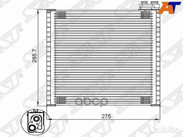 Испаритель кондиционера toyota LC prado 150 09
