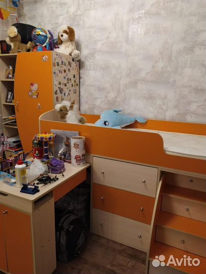 Детская кровать и шкаф,мебель для детской