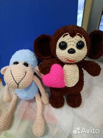 Мягкие игрушки,ручная вязка