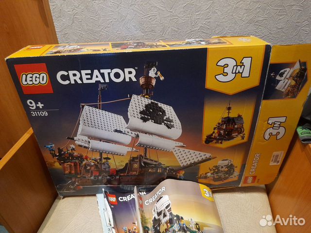 Lego creator 3 в 1 пиратский корабль 31109