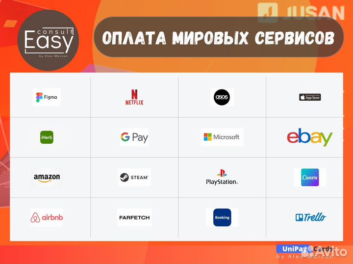 Банковская карта зарубежного банка jusan