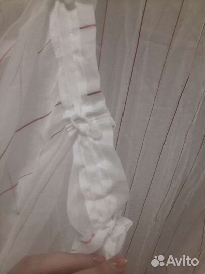 Большая занавеска тюль