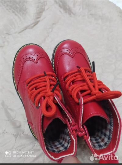 Ботинки демисезонные новые