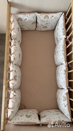 Бортики в детскую кроватку новые