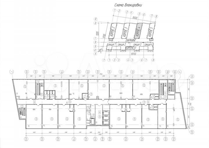 В 2 мин от метро офис 63,7 м2 - 2й этаж