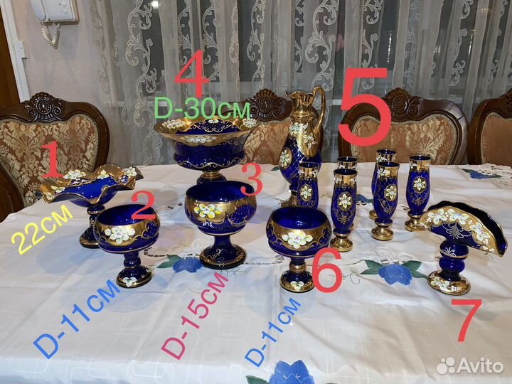 Чешская посуда Bohemia