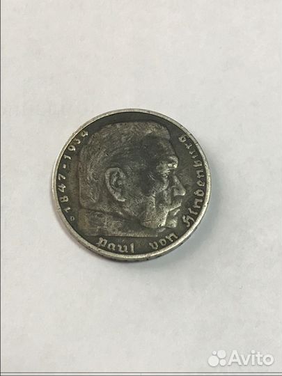Монеты 5 марок Германия Серебро
