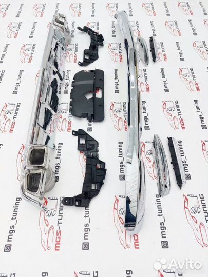 Комплект губа + диффузор + дхо на GL-Class X166