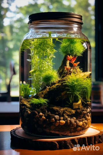 Гуппи, улитки, мини аквариумы