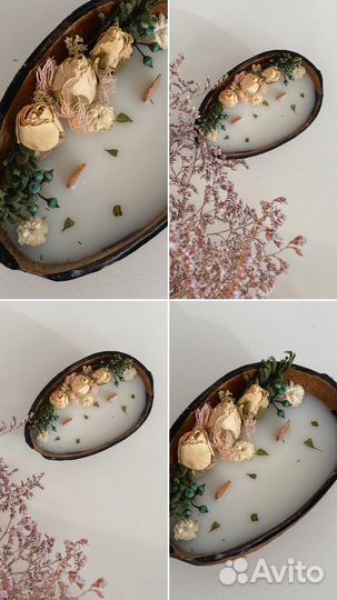 Свеча в кокосе