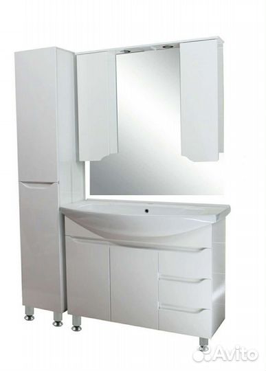 Тумба 105 с умывальником 105 мдф краска