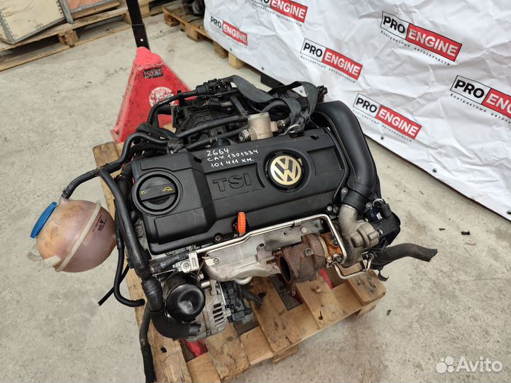 CAX двигатель 1.4л 122лс для Volkswagen Skoda Audi