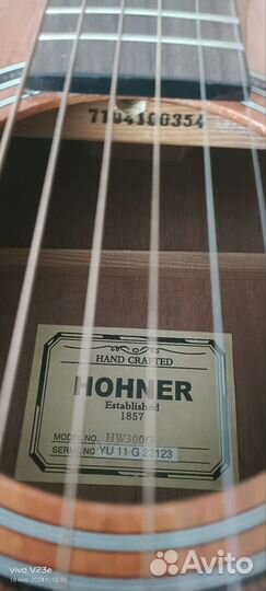 Акустическая гитара hohner