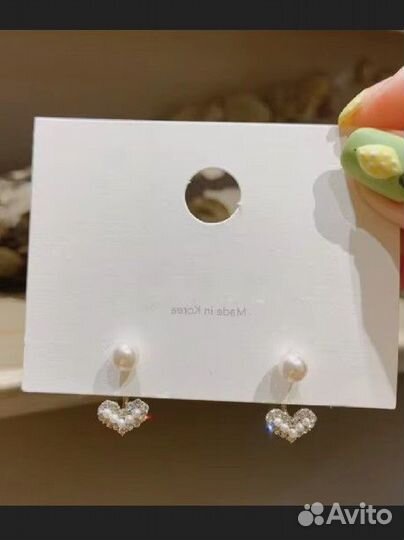 Серьги бижутерия