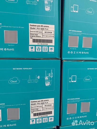 Умная wifi камера с двойным объективом