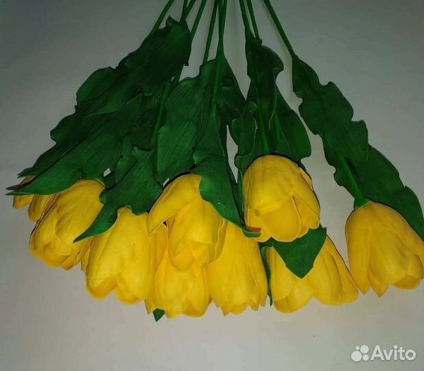 Тюльпаны из фоамирана