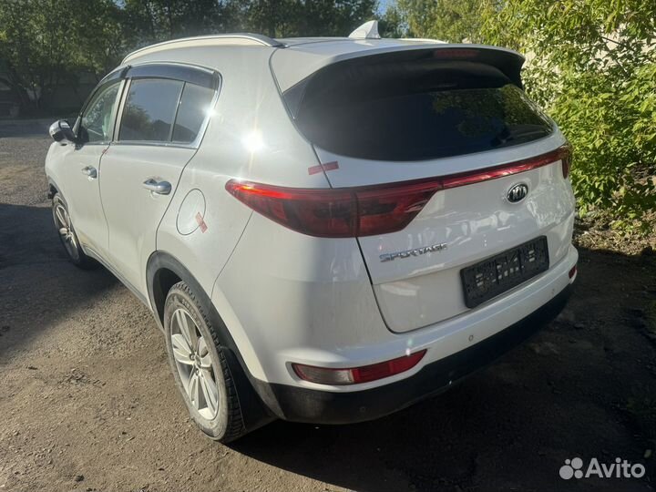 Kia Sportage 2.0 AT, 2017, битый, 99 000 км