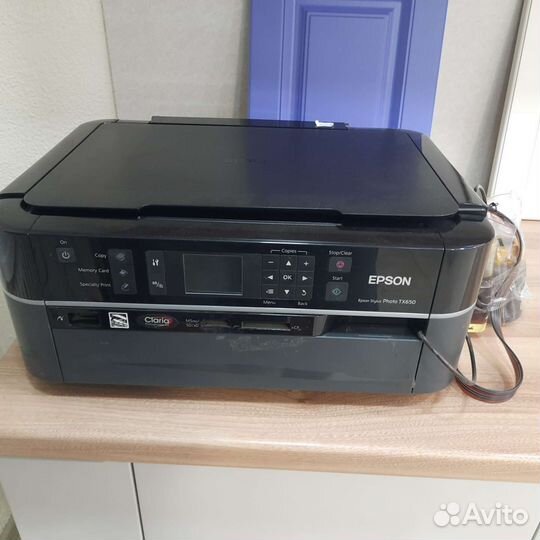 Мфу струйный epson TX650 цветной,6цветов
