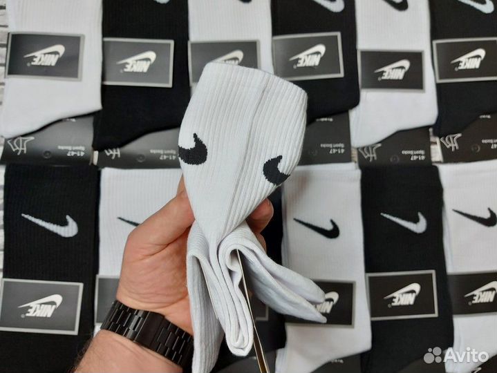 Носки высокие Nike хлопок