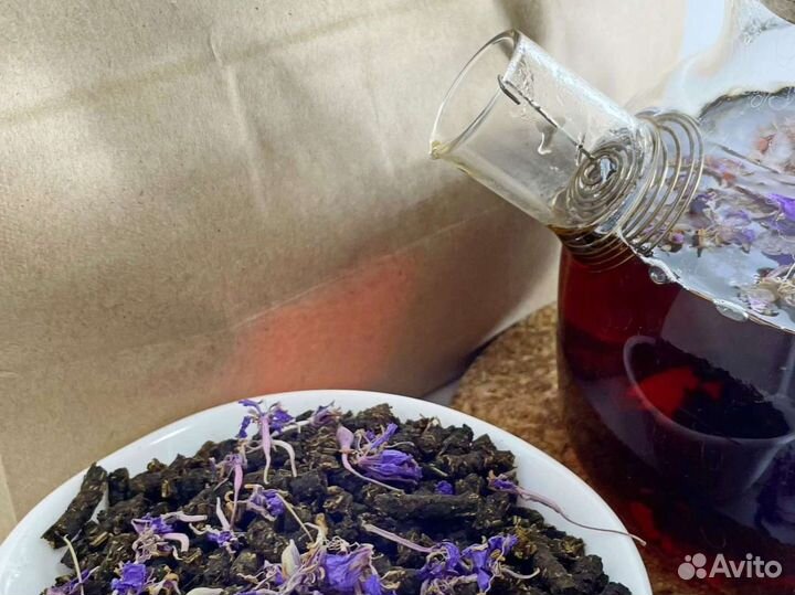 Иван-чай с цветами 500г лето 2O23-го, русский чай