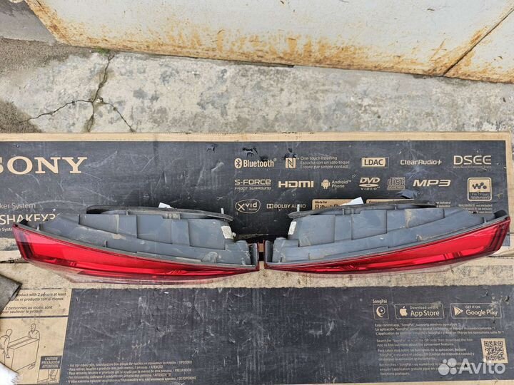 Kia rio 3 фонари задние в крышку багажника