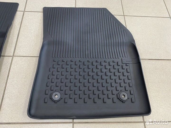 Коврики в салон черные каучук Peugeot 3008 2016+