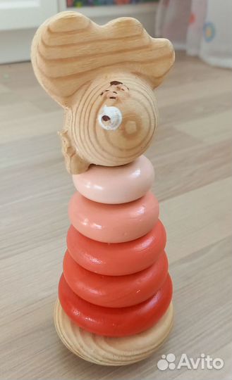 Деревянные игрушки развивашки и мягкие кубики