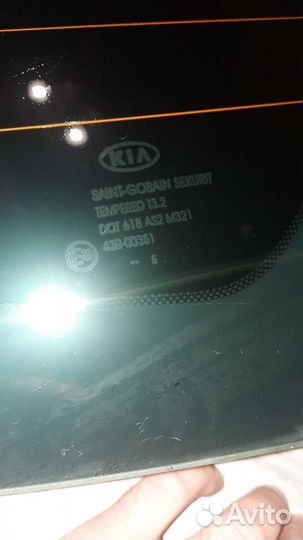 Стекло задне кия спортейдж 3