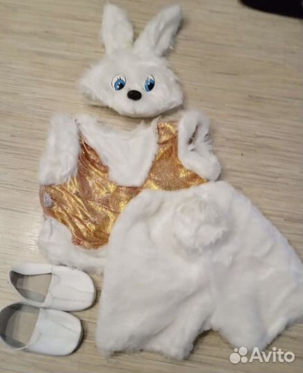 Новогодний костюм зайчик для мальчика