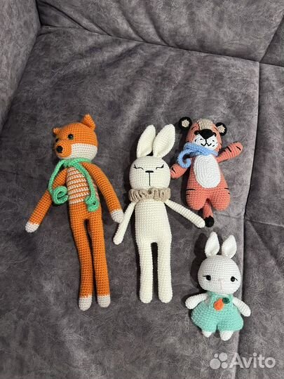 Вязаные игрушки ручной работы