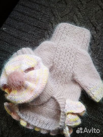 Комплект вязаный для собачки для Анастасии