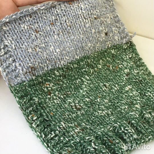 Пряжа Италия лен/меринос/весеннее мулине