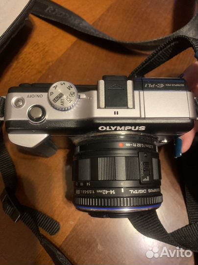 Фотоаппарат olympus с чехлом и картой